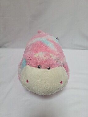 Pillow Pets Pink Cow Plush Folding Pillow 18" Soft Stuffed Animal